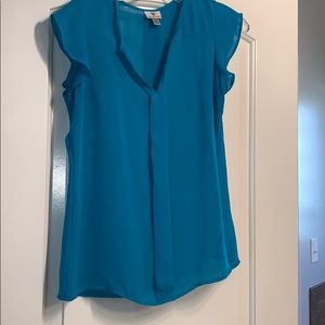 Worthington Aqua/Turquoise Dress Blouse